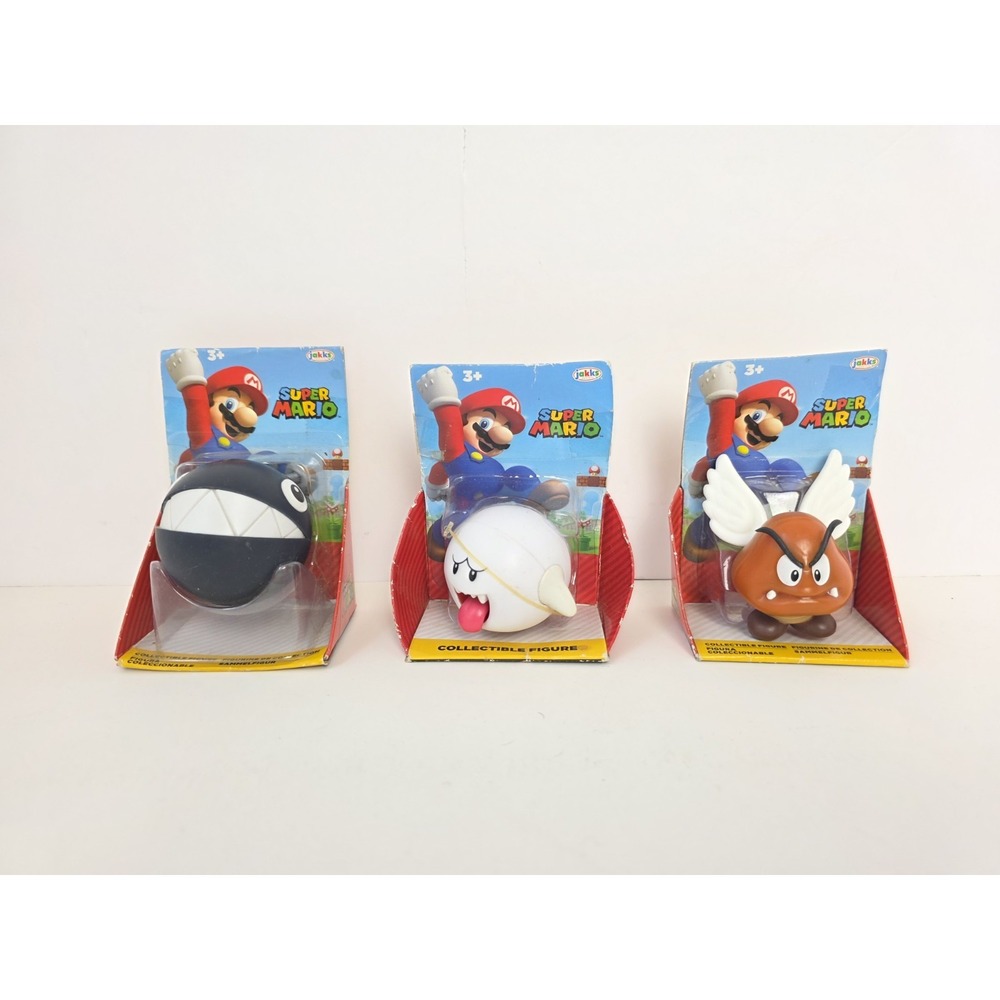 Jakks Pacific Super Mario figure Chain Chomp Boo Goomba New